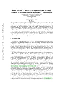 Deep Learning to advance the Eigenspace Perturbation Method for
  Turbulence Model Uncertainty Quantification