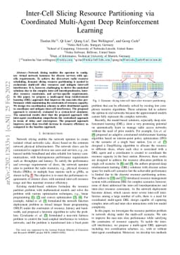 Inter-Cell Slicing Resource Partitioning via Coordinated Multi-Agent
  Deep Reinforcement Learning