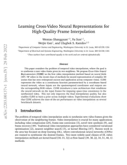 Learning Cross-Video Neural Representations for High-Quality Frame
  Interpolation
