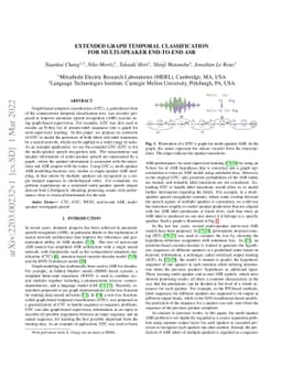 Extended Graph Temporal Classification for Multi-Speaker End-to-End ASR