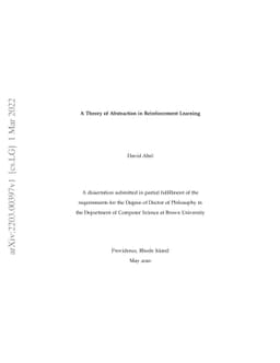 A Theory of Abstraction in Reinforcement Learning
