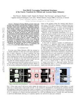Fast-MbyM: Leveraging Translational Invariance of the Fourier Transform
  for Efficient and Accurate Radar Odometry