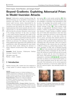 Beyond Gradients: Exploiting Adversarial Priors in Model Inversion
  Attacks