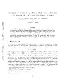 Asymptotic Normality of Log Likelihood Ratio and Fundamental Limit of
  the Weak Detection for Spiked Wigner Matrices