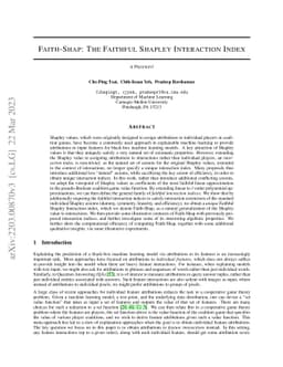 Faith-Shap: The Faithful Shapley Interaction Index