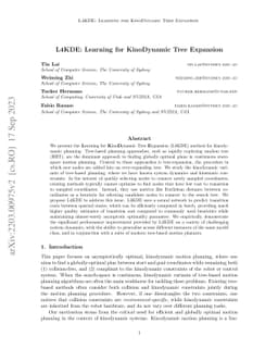 L4KDE: Learning for KinoDynamic Tree Expansion