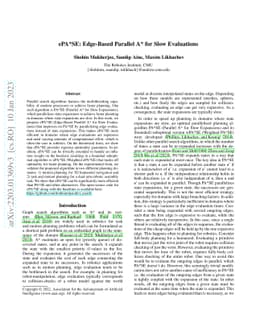 ePA*SE: Edge-based Parallel A* for Slow Evaluations