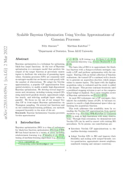 Scalable Bayesian Optimization Using Vecchia Approximations of Gaussian
  Processes