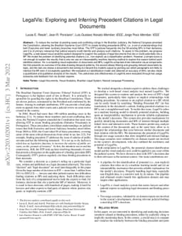 LegalVis: Exploring and Inferring Precedent Citations in Legal Documents