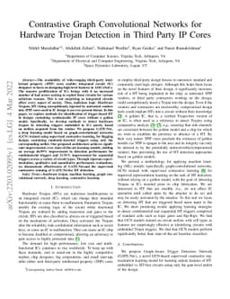 Contrastive Graph Convolutional Networks for Hardware Trojan Detection
  in Third Party IP Cores