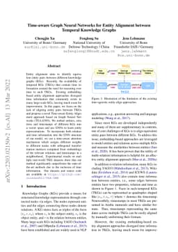 Time-aware Graph Neural Networks for Entity Alignment between Temporal
  Knowledge Graphs