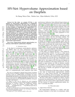 HV-Net: Hypervolume Approximation based on DeepSets