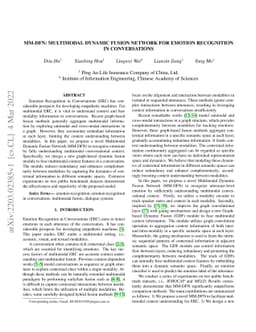 MM-DFN: Multimodal Dynamic Fusion Network for Emotion Recognition in
  Conversations