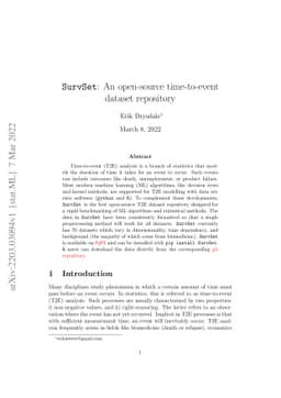 SurvSet: An open-source time-to-event dataset repository