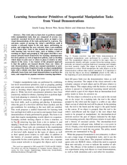 Learning Sensorimotor Primitives of Sequential Manipulation Tasks from
  Visual Demonstrations