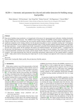 ALDI++: Automatic and parameter-less discord and outlier detection for
  building energy load profiles