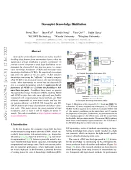 Decoupled Knowledge Distillation