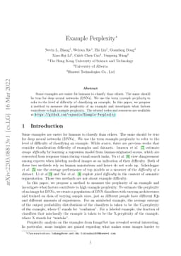 Example Perplexity