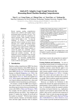AdaLoGN: Adaptive Logic Graph Network for Reasoning-Based Machine
  Reading Comprehension