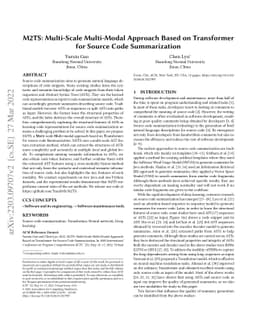 M2TS: Multi-Scale Multi-Modal Approach Based on Transformer for Source
  Code Summarization