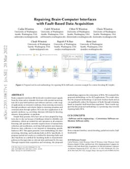 Repairing Brain-Computer Interfaces with Fault-Based Data Acquisition