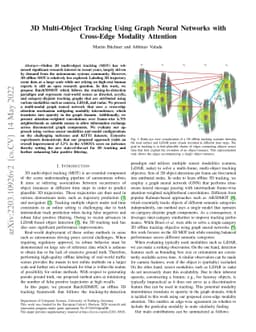 3D Multi-Object Tracking Using Graph Neural Networks with Cross-Edge
  Modality Attention