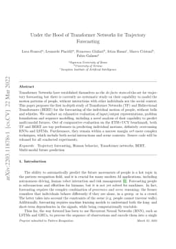 Under the Hood of Transformer Networks for Trajectory Forecasting