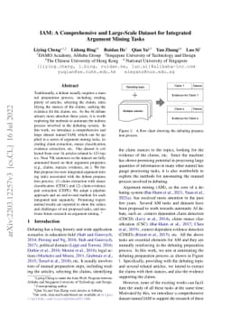 IAM: A Comprehensive and Large-Scale Dataset for Integrated Argument
  Mining Tasks