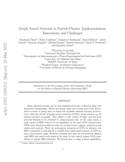 Graph Neural Networks in Particle Physics: Implementations, Innovations,
  and Challenges