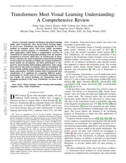 Transformers Meet Visual Learning Understanding: A Comprehensive Review