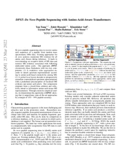 DPST: De Novo Peptide Sequencing with Amino-Acid-Aware Transformers