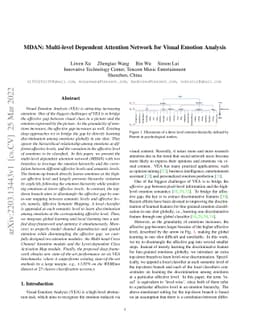 MDAN: Multi-level Dependent Attention Network for Visual Emotion
  Analysis