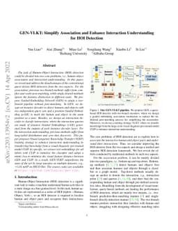 GEN-VLKT: Simplify Association and Enhance Interaction Understanding for
  HOI Detection