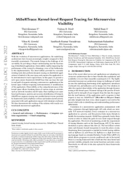 MiSeRTrace: Kernel-level Request Tracing for Microservice Visibility