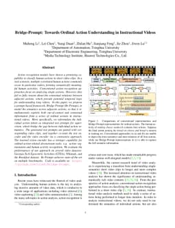 Bridge-Prompt: Towards Ordinal Action Understanding in Instructional
  Videos