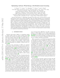 Optimizing Airborne Wind Energy with Reinforcement Learning