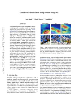 Core Risk Minimization using Salient ImageNet