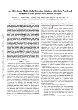 An EEG-Based Multi-Modal Emotion Database with Both Posed and Authentic
  Facial Actions for Emotion Analysis