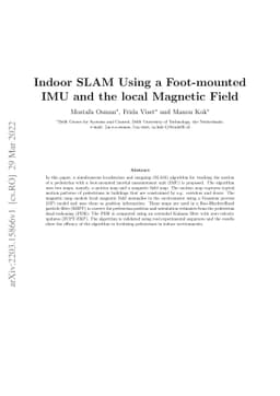 Indoor SLAM Using a Foot-mounted IMU and the local Magnetic Field