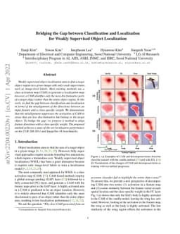 Bridging the Gap between Classification and Localization for Weakly
  Supervised Object Localization