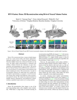 BNV-Fusion: Dense 3D Reconstruction using Bi-level Neural Volume Fusion