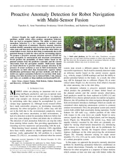 Proactive Anomaly Detection for Robot Navigation with Multi-Sensor
  Fusion