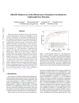 EResFD: Rediscovery of the Effectiveness of Standard Convolution for
  Lightweight Face Detection