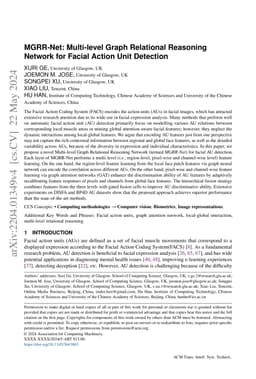 MGRR-Net: Multi-level Graph Relational Reasoning Network for Facial
  Action Units Detection
