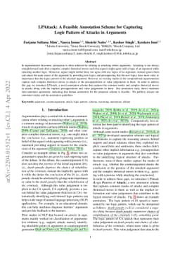 LPAttack: A Feasible Annotation Scheme for Capturing Logic Pattern of
  Attacks in Arguments
