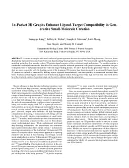 In-Pocket 3D Graphs Enhance Ligand-Target Compatibility in Generative
  Small-Molecule Creation