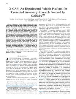 X-CAR: An Experimental Vehicle Platform for Connected Autonomy Research
  Powered by CARMA