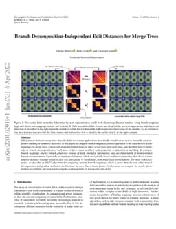 Branch Decomposition-Independent Edit Distances for Merge Trees