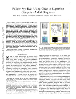 Follow My Eye: Using Gaze to Supervise Computer-Aided Diagnosis