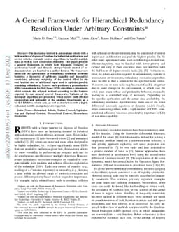 A General Framework for Hierarchical Redundancy Resolution Under
  Arbitrary Constraints